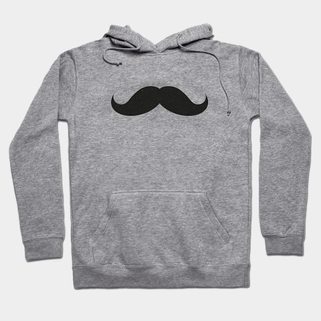 Moustache Hoodie by Alexander Jackson Art